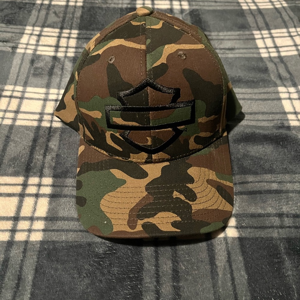 Harley Davidson Camo Hat